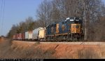 CSX 2289 & 6926 with a short local freight train